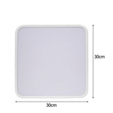 EMITTO Ultra-Thin 5CM LED Ceiling Down 18W White - Front View
