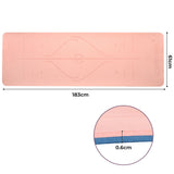 Centra Yoga Mat - Front View