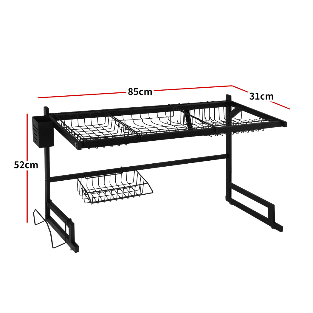 TOQUE Dish Drying Rack Over Sink Steel 85 CM-2018816838493933570