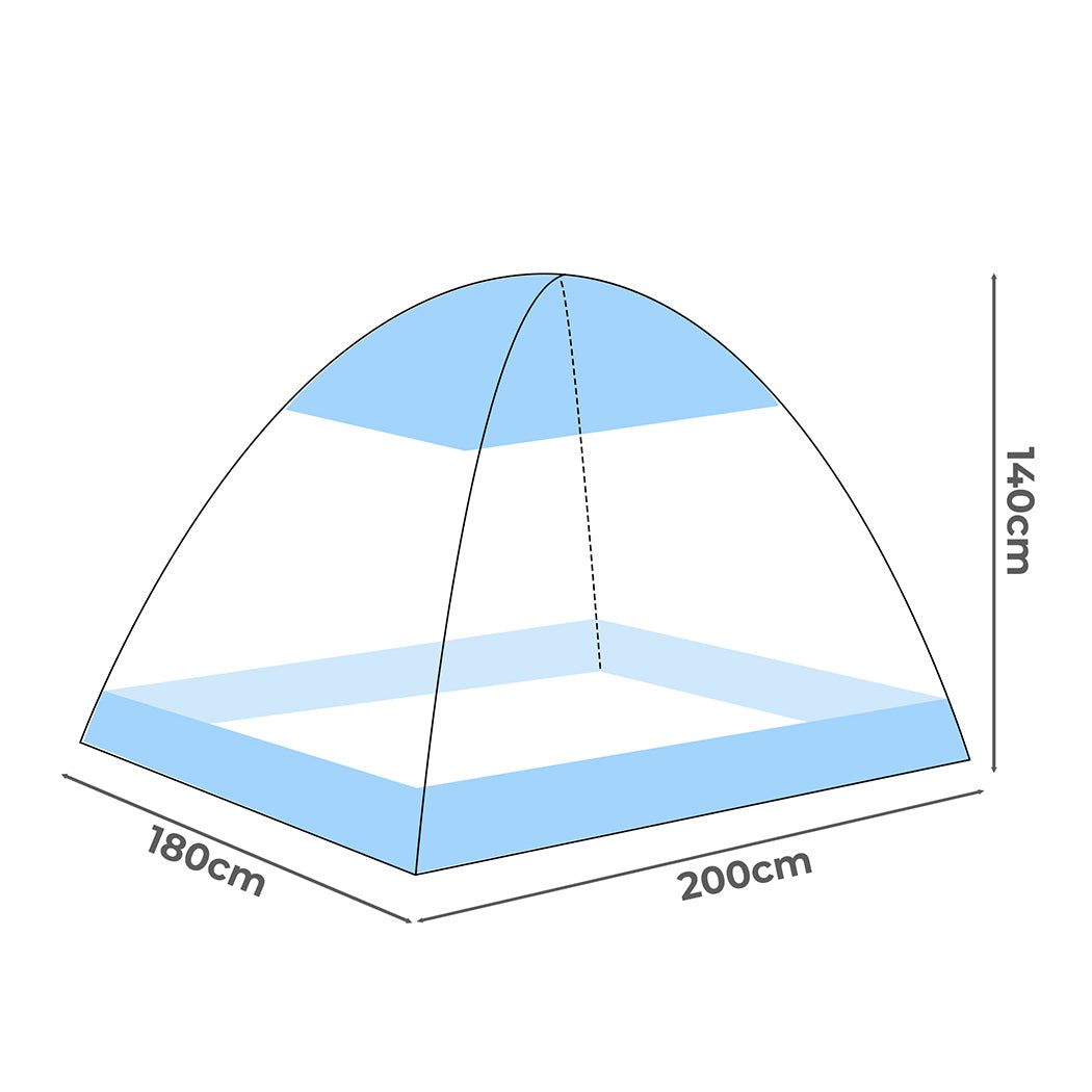 Dreamz Mosquito Bed Nets Foldable Canopy King-2018816681668907010