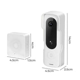 Wifi Doorbell Camera with Indoor Chime - Front View