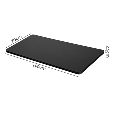 Levede Desktop For Motorised Adjustable Black 140X70CM-2018816895645519874