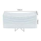 Levede Electric Heated Clothes Airer Cover Grey - Front View