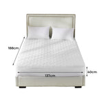 Dreamz Mattress Protector Topper Bamboo Double-2018816693085802498
