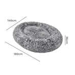 TheNapBed Memory Foam Pet Bed Grey Charcoal-2018816914138206210