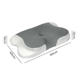 Dreamz Cervical Neck Pillow Ergonomic Memory Foam - Front View