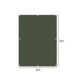 Polyester Canvas Tarp Tarpaulin Sun 2x3 Meter-2006732939404120066