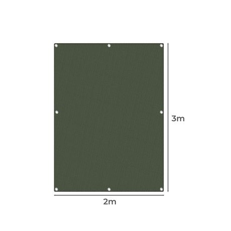 Polyester Canvas Tarp Tarpaulin Sun 2x3 Meter-2006732939404120066