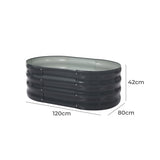 Lambu Garden Bed Planter Raised Coated 120x80x42cm-2006733165837815810