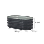 Lambu Garden Bed Planter Raised Coated 120x80x42cm-2006733165837815810