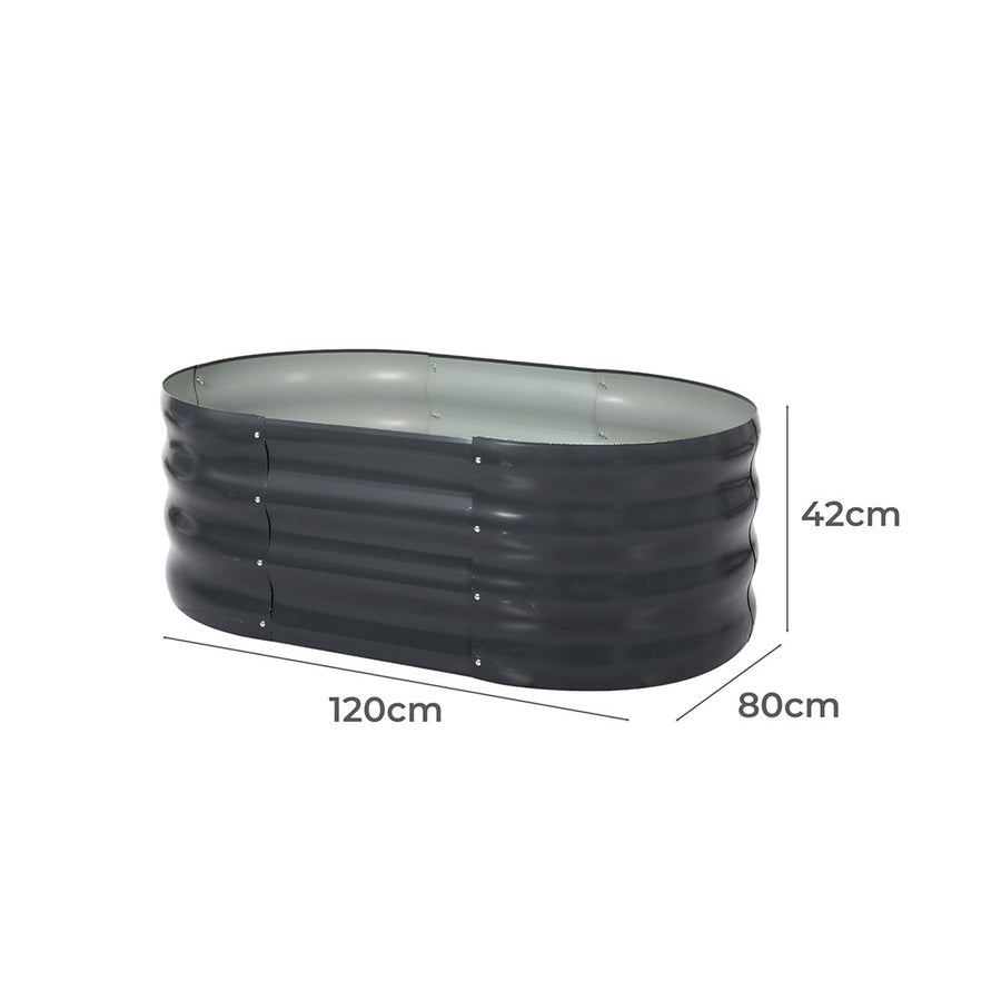 Lambu Garden Bed Planter Raised Coated 120x80x42cm-2006733165837815810