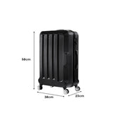 Slimbridge 20" Travel Luggage Lightweight Black 20 inch-2018816809947500546