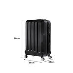 Slimbridge 20" Travel Luggage Lightweight Black 20 inch-2018816809947500546