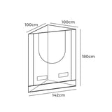 Grow Tent Indoor System Hydroponics - Front View