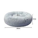 PaWz Pet Bed Dog Beds Mattress Bedding XXL Grey XX-Large - Front View