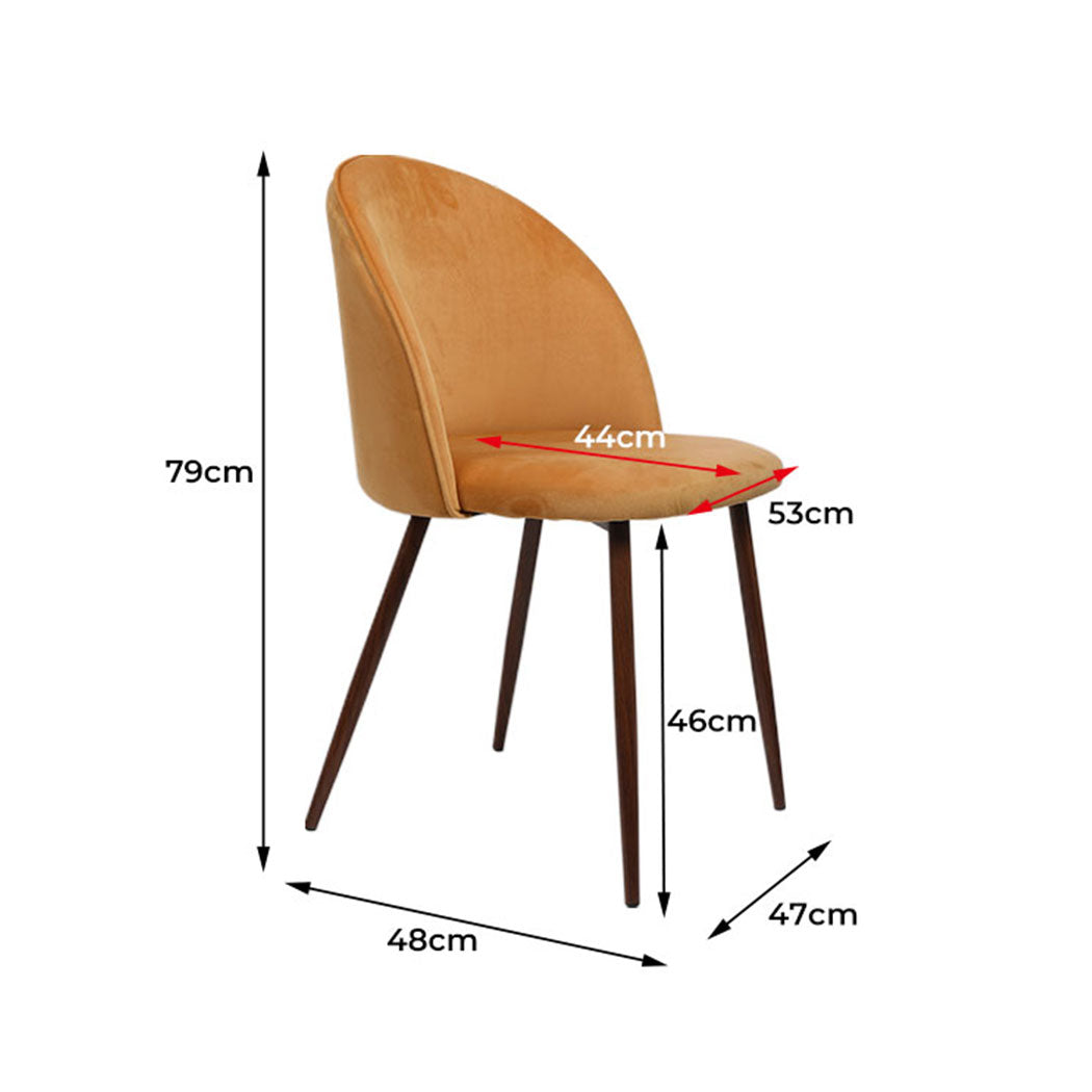 Levede 6x Dining Chairs Seat French-2006733383333449730
