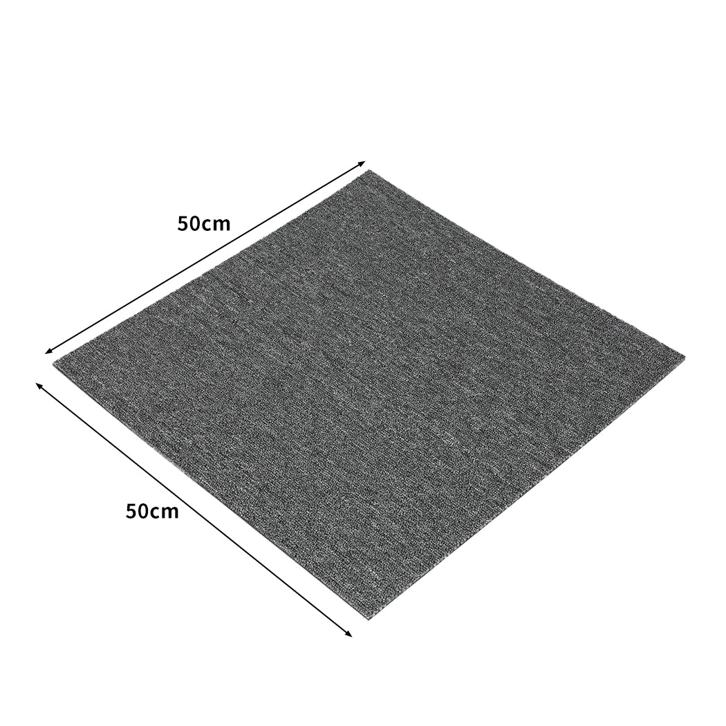 Marlow 20x Carpet Tiles 5m2 Box Heavy Grey-2018816862242082818