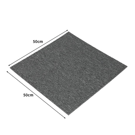 Marlow 20x Carpet Tiles 5m2 Box Heavy Grey-2018816862242082818