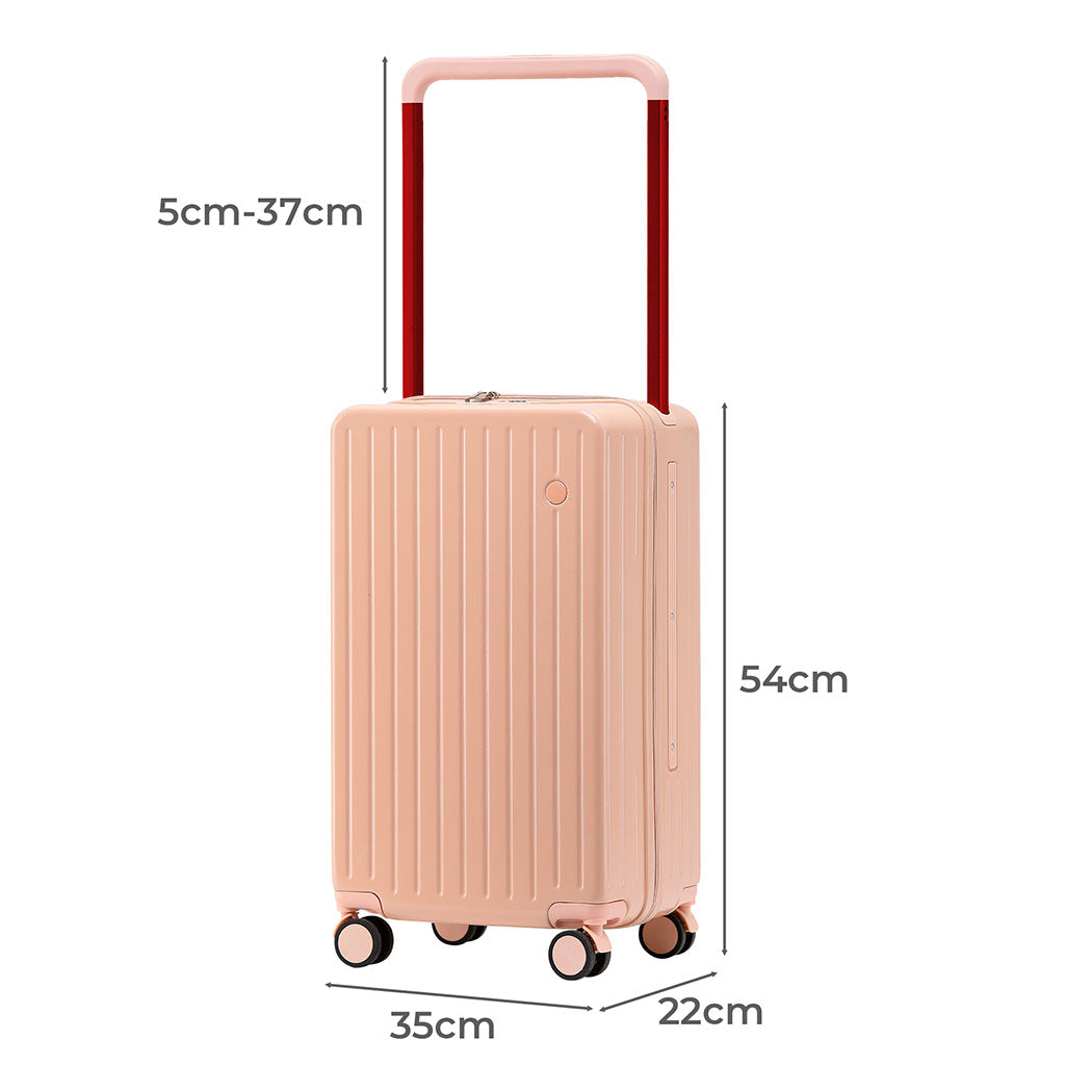 Slimbridge 20" Luggage Wide Handle TSA Lock Pink-2018816798979395586
