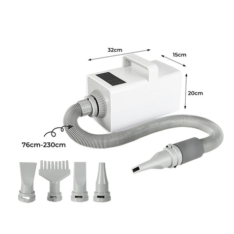 PaWz Pet Hair Dryer Dog Cat Led Grooming-1954802534208114690