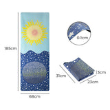 Centra Yoga Mat Foldable Non-Slip Exercise Blue-2006732946530242562