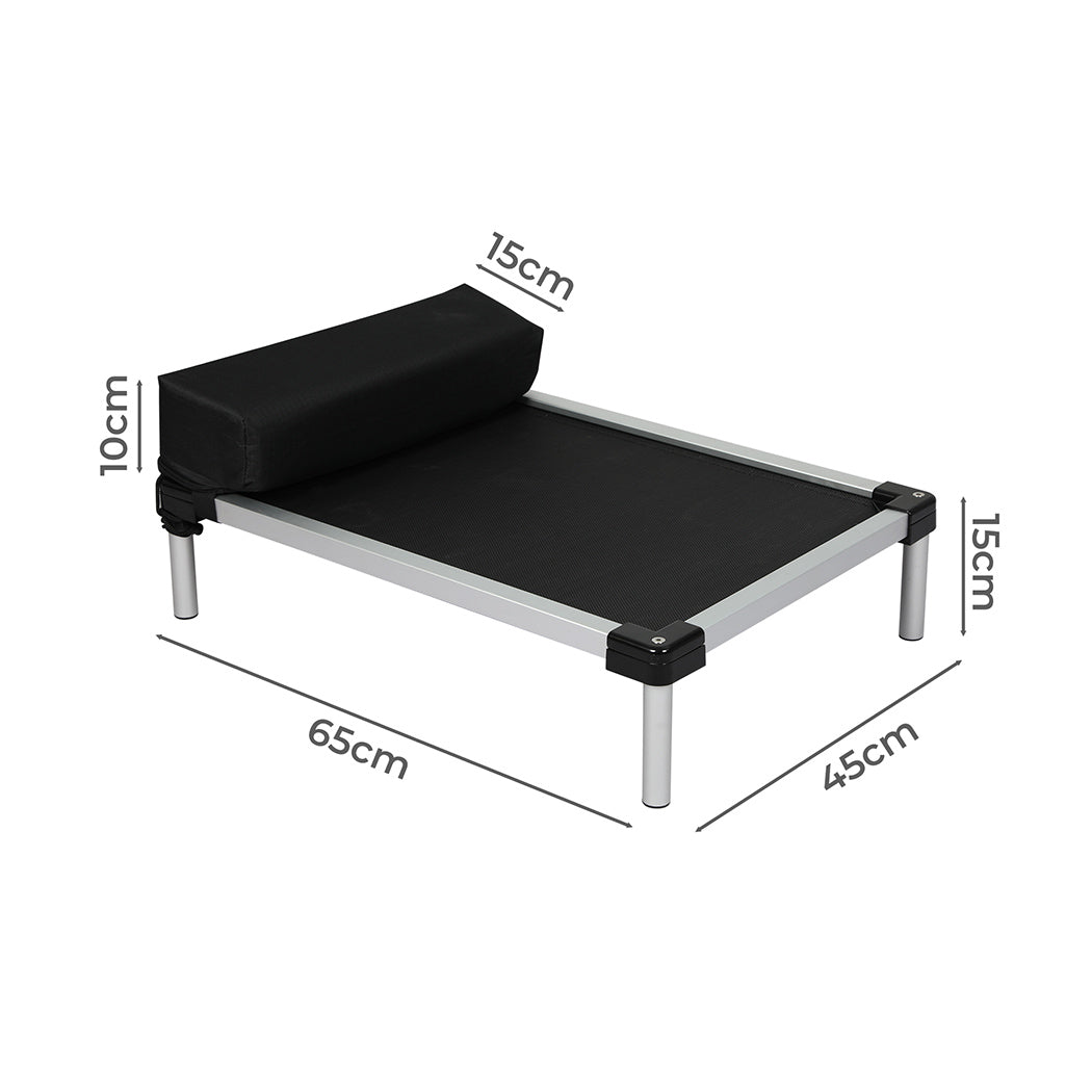 PaWz Pet Trampoline Aluminium Frame M Black Medium-2018816804138389506
