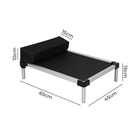 PaWz Pet Trampoline Aluminium Frame M Black Medium-2018816804138389506