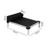 PaWz Pet Trampoline Aluminium Frame M Black Medium - Front View