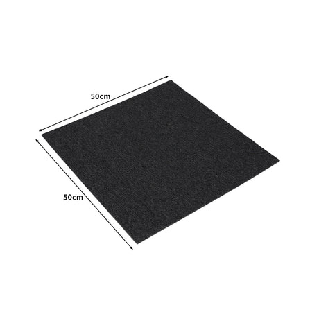 Marlow 20x Carpet Tiles 5m2 Box Heavy Black-2018816862061727746