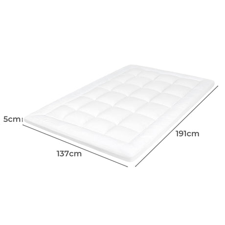 Dreamz Mattress Topper Pillowtop Cover Bed Protector Double-2018816782344785922