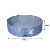 PaWz Folding Swimming Pool Dog Cat Washing L Large - Front View