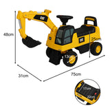 Kids ride on excavator-2006732871162793986