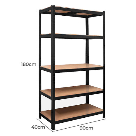 Traderight Warehouse Shelving Garage 1.8X0.9X0.4M Large-2006733168346009602