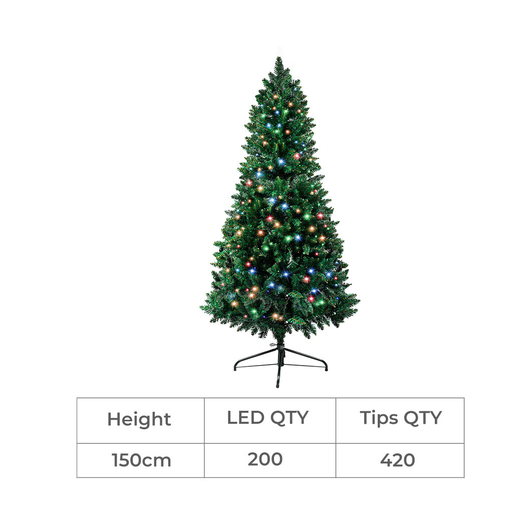 SANTACO Prelit Slim Pencil Christmas Tree 1.5M-2006732854469464066