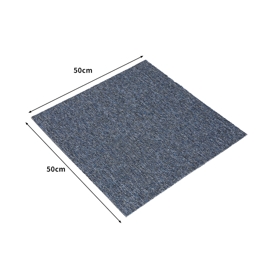 Marlow 20x Carpet Tiles 5m2 Box Heavy Blue-2018816859897466882