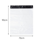 100x Poly Post Mailer Plastic Satchel - Front View