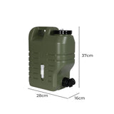 Mountview Water Container Jerry Can 12 Ltr - Front View