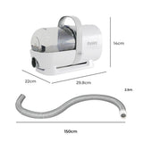 PaWz Pet Grooming Kit Vacuum Hair Dryer Remover - Front View