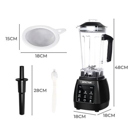 Spector 2L Commercial Blender Mixer Black-2006733306493800450