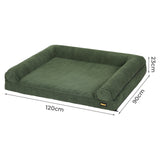 Pawz Pet Bed Non Slip Dog Mat Orthopedic Sofa  Cushion - Front View