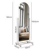 Yezi 165CM Movable Arch Full Length Mirror-2006732867115290626