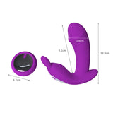 Urway Rabbit Vibrator Wireless Control Purple - Front View