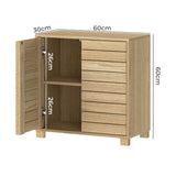 Levede Bathroom Storage Cabinet Floor Standing Cupboard - Front View