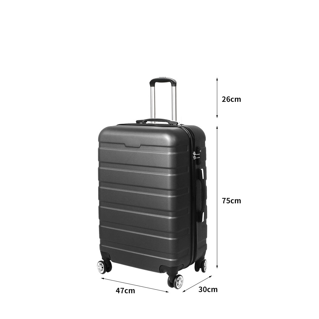 Slimbridge 28"Luggage Case Suitcase Grey 28 inch-2018816843892002818