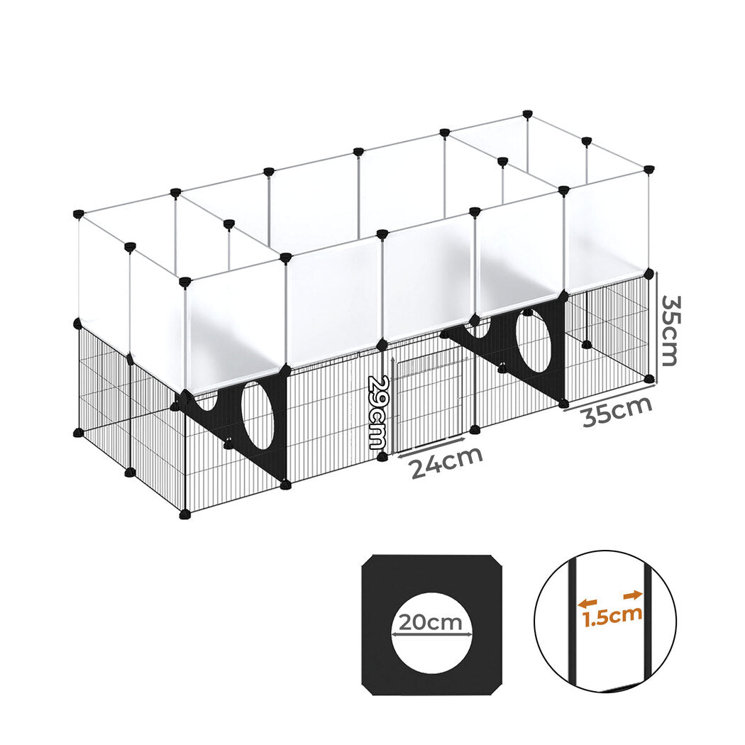 Pawz Guinea Pig Playpen Rabbit Cage Small Animal Fence-2011971117748719618