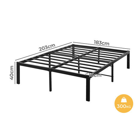 Levede Metal Bed Frame Heavy Duty Storage Space-2018816911281885186