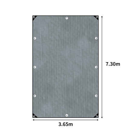 Manan Tarp Tarpaulin 200GSM Camping 3.65mx7.3m-2018816768176427010