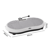 Centra Vibration Plate Train Exercise Machine White-2006732711808602114