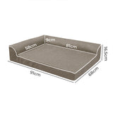 Pawz Orthopedic Dog Bed L Coffee-2018816791781969922