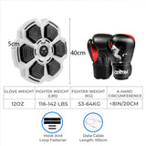 Centra Punching Box With 12OZ Boxing Glove Grey - Front View